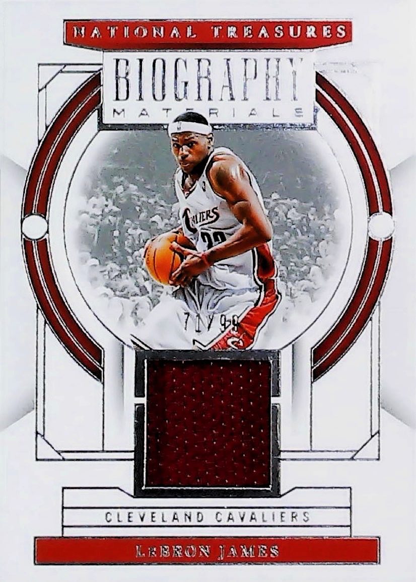 2023-24 LEBRON JAMES BIOGRAPHY MATERIALS #BGM-JAM