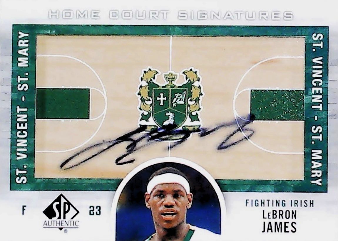2012-13 LEBRON JAMES HOME COURT SIGNATURES #HC-JA