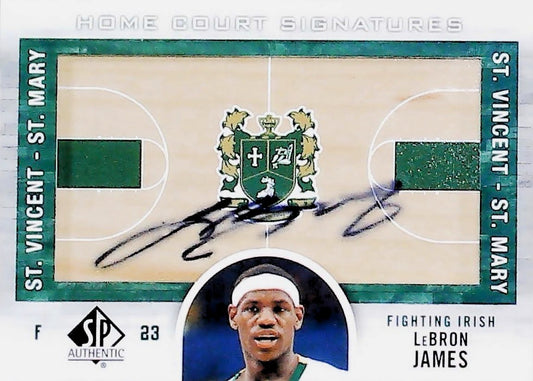 2012-13 LEBRON JAMES HOME COURT SIGNATURES #HC-JA