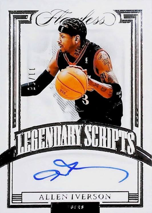 2021-22 LEGENDARY SCRIPTS ALLEN IVERSON FLAWLESS #LSC-AIV