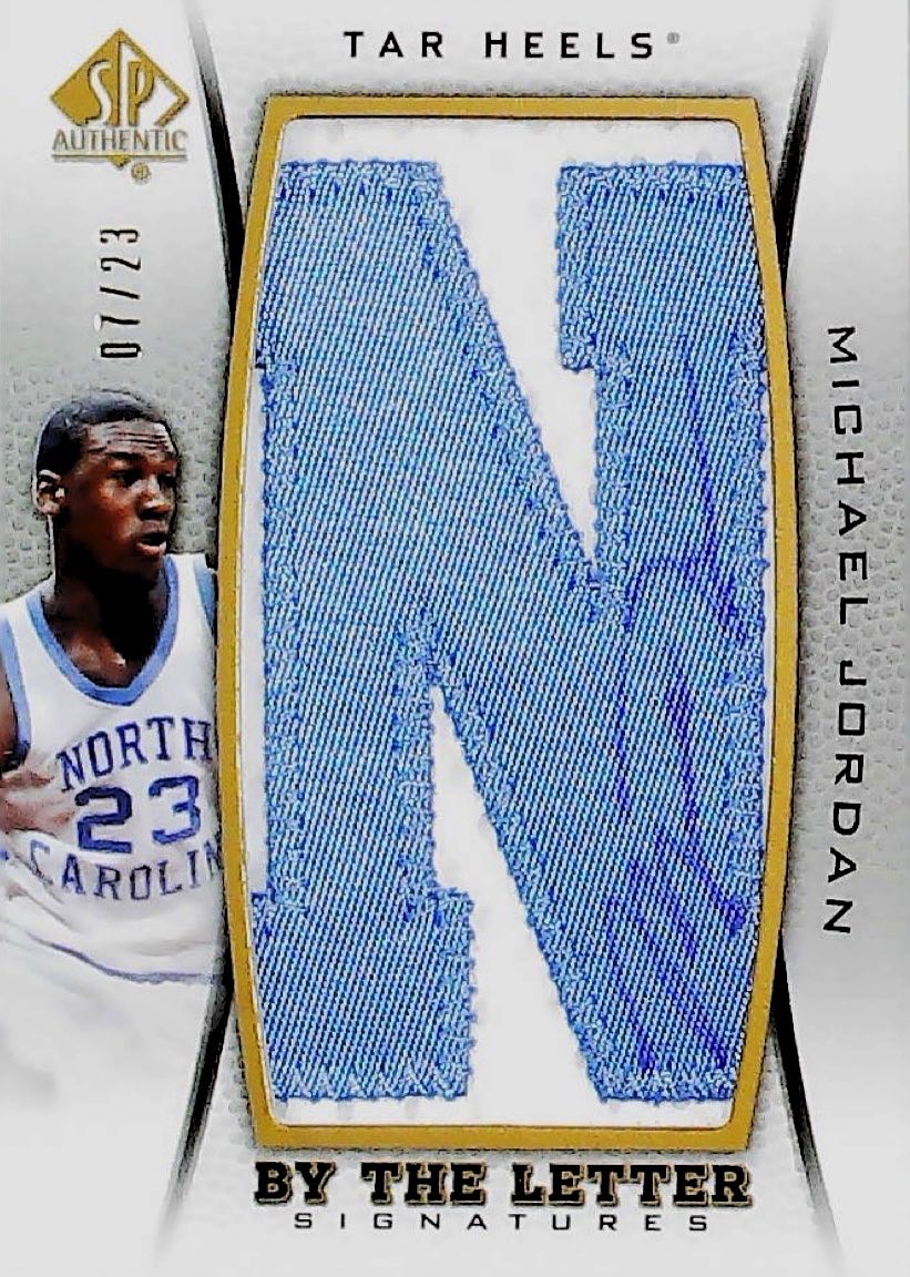 2012-13 MICHAEL JORDAN COLLECT BY THE LETTER #BL-MJ