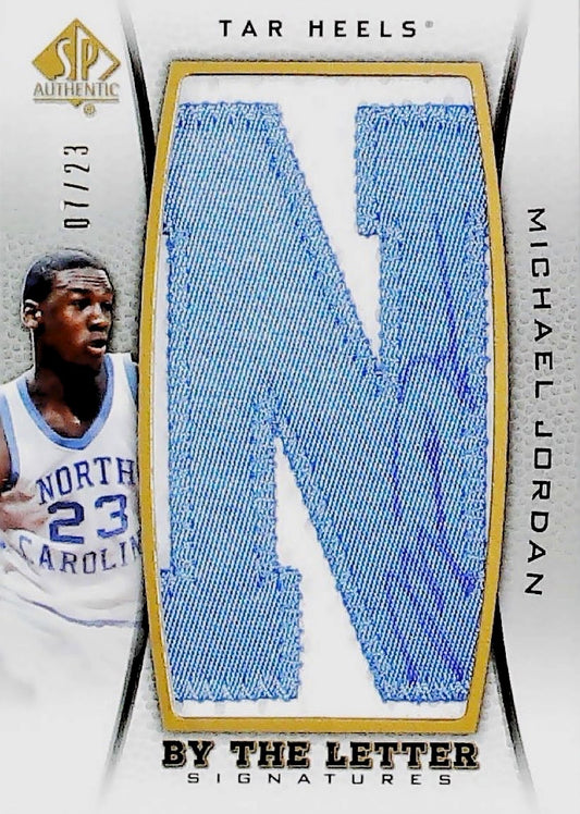 2012-13 MICHAEL JORDAN COLLECT BY THE LETTER #BL-MJ
