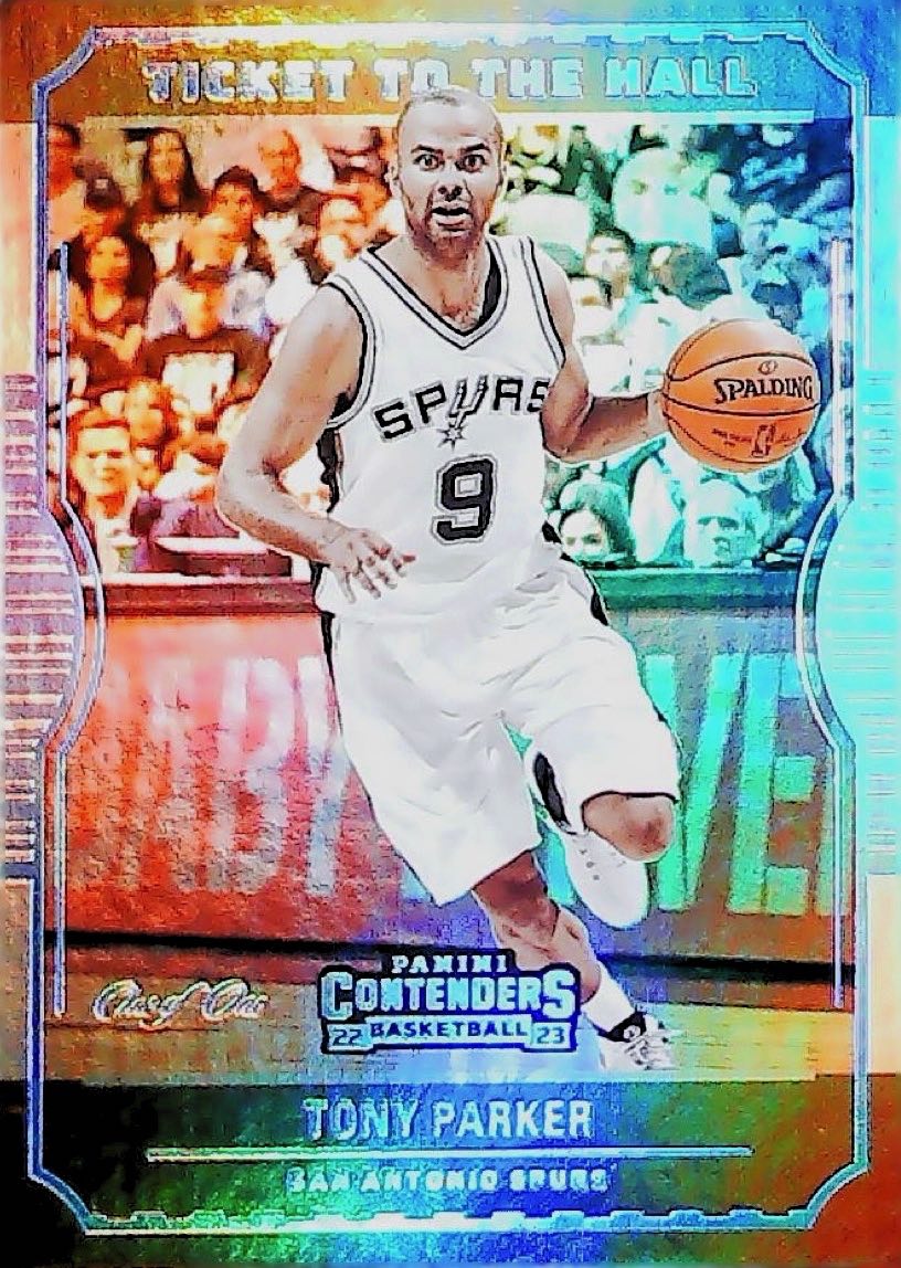 2022-23 TICKET THE HALL TONY PARKER ONE OF ONE #13