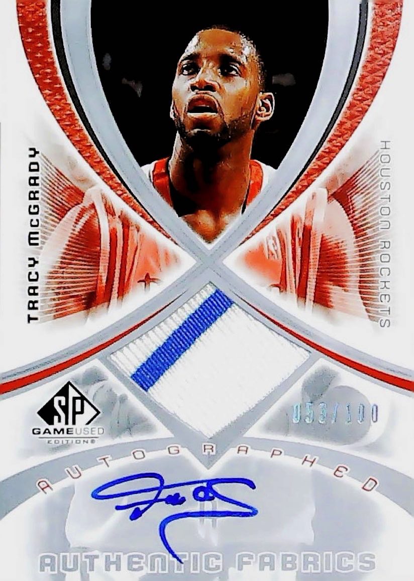 2005 TRACY MCGRADY AUTHENTIC FABRICS #AAF-TM