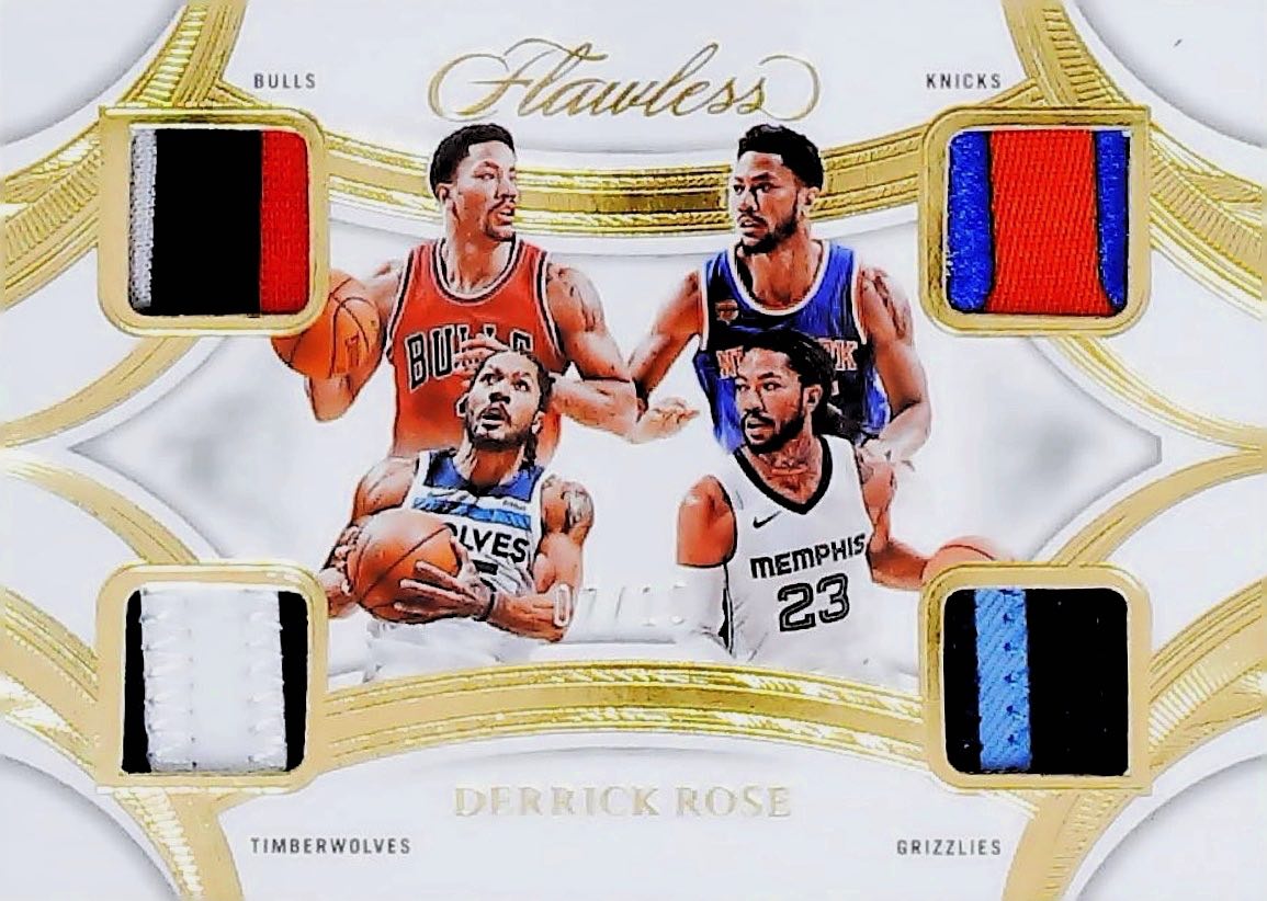 2024-25 DERRICK ROSE QUAD PATCHES /10 #QP-DRS