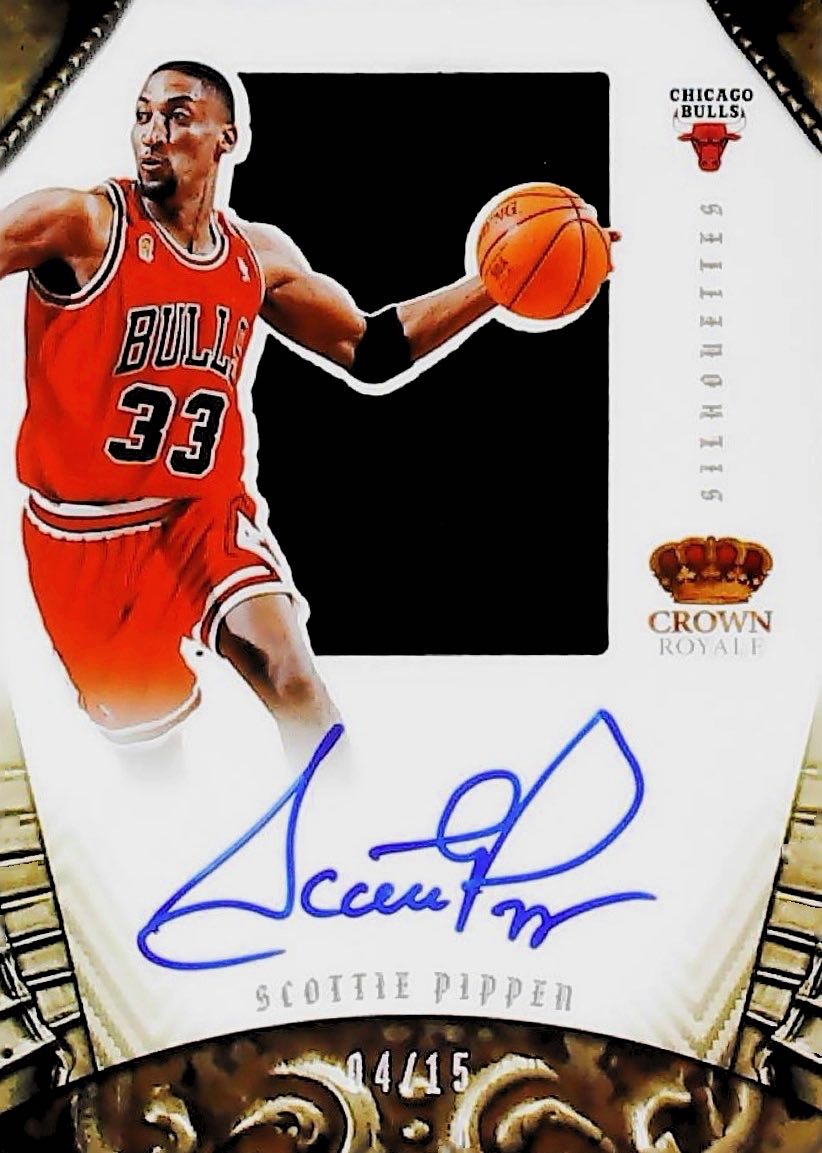 2013 SCOTTIE PIPPEN CROWN ROYALE SILHOUETTES /15 #271