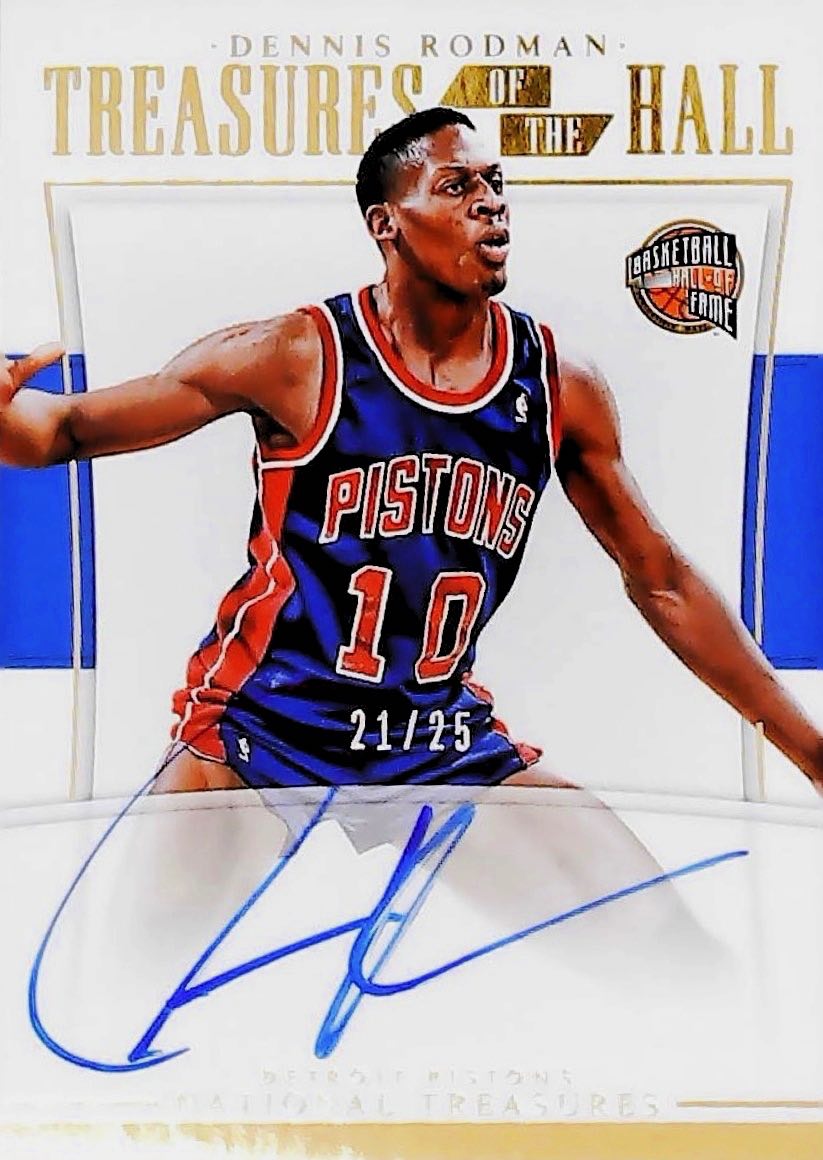 2015-16 DENNIS RODMAN TREASURES OF THE HALL #TH-DRM
