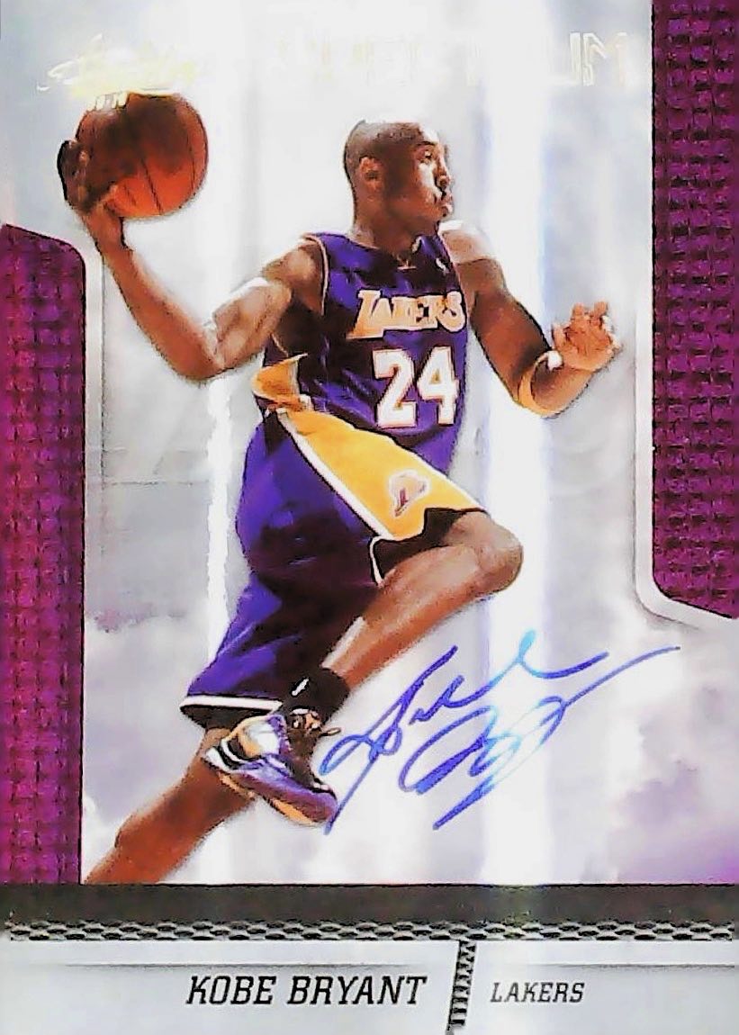 2010 KOBE BRYANT SPECTRUM AUTOGRAPH PN CARD /99 #1