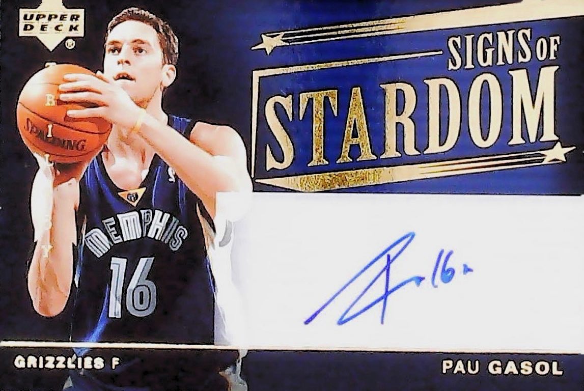 2005 PAU GASOL SIGNS OF STARDOM #SI-PG
