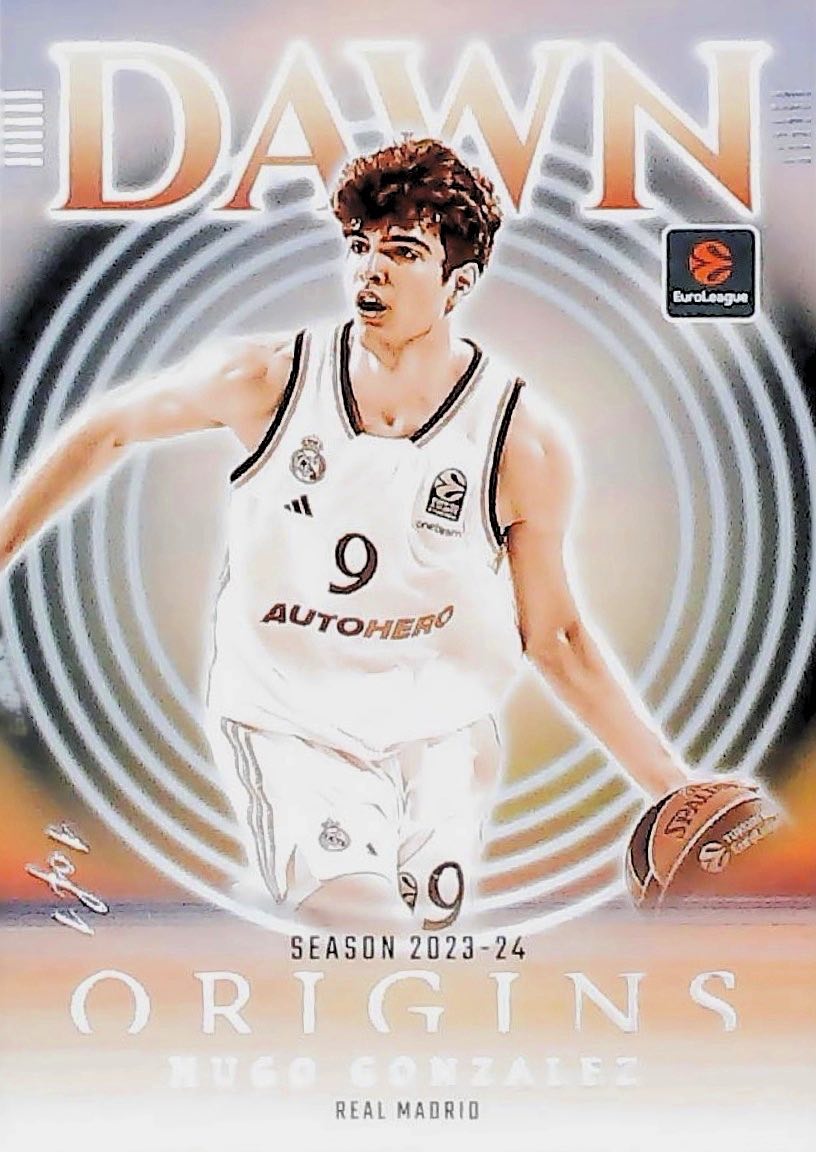 2025-26 HUGO GONZALEZ 1 OF 1 DAWN ORIGINS #3