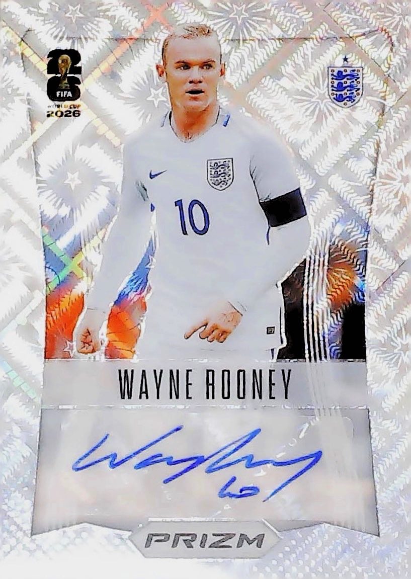 2026 WAYNE ROONEY PRIZM WORLD CUP AUTOGRAPH #12-WR