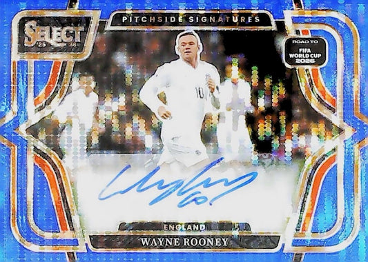 2026 PITCHISIDE SIGNATURES WAYNE ROONEY #PS-WR