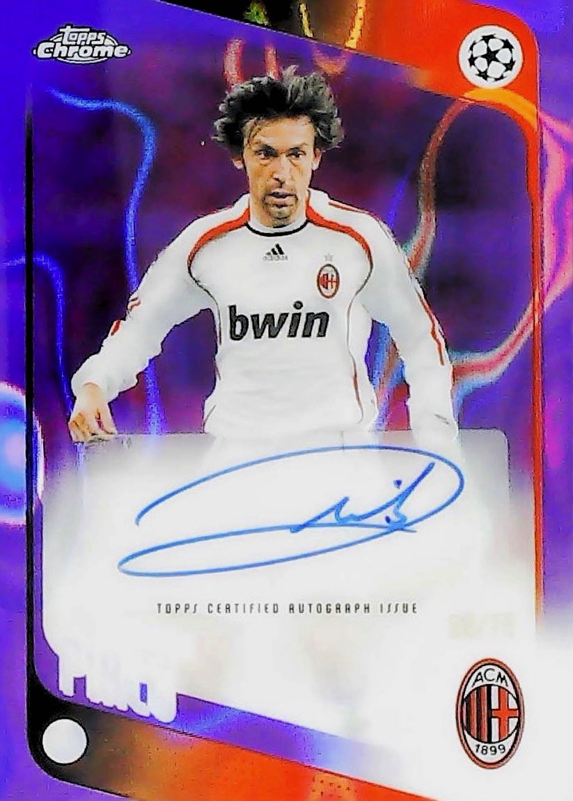 2026 ANDREA PIRLO TOPPS CHROME /75 AUTOGRAPH #CLA-AP