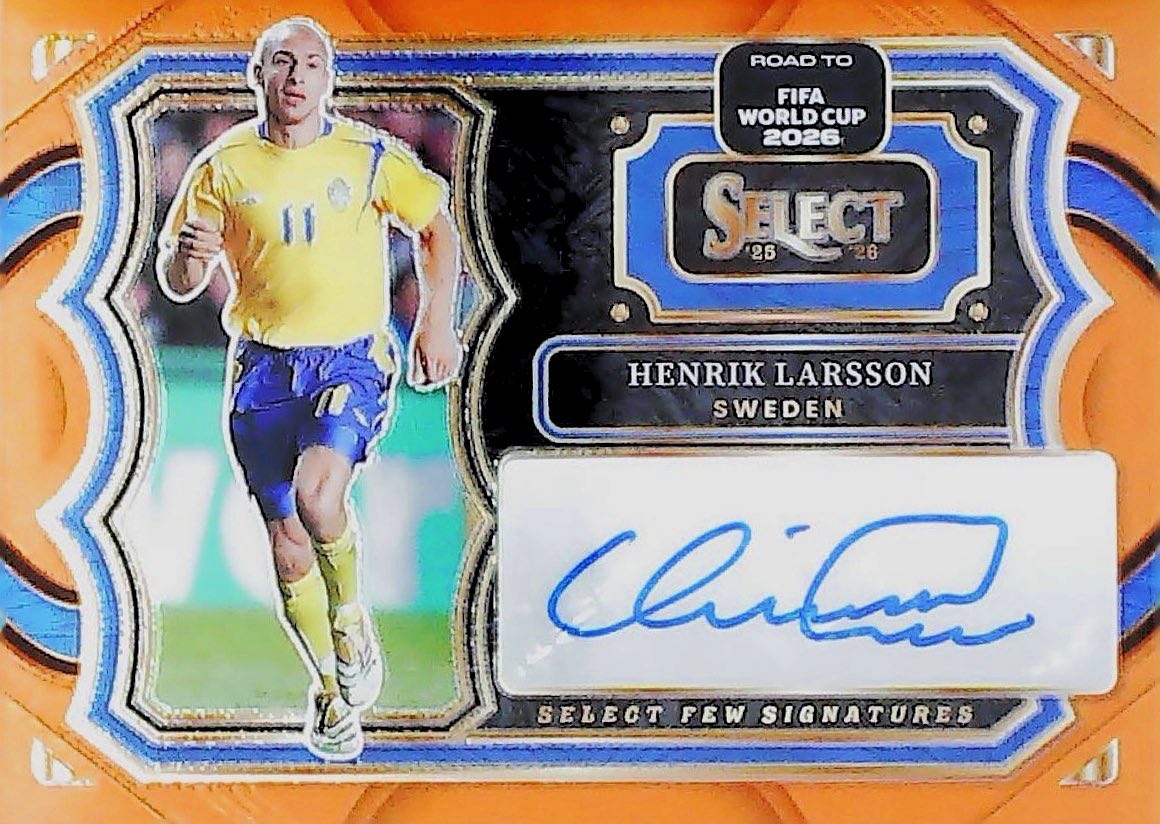 2026 HENRIK LARSSON AUTOGRAPH /49
