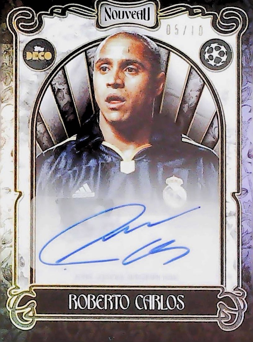 2025 ROBERTO CARLOS NOUVEAU /10 TOPPS DECO