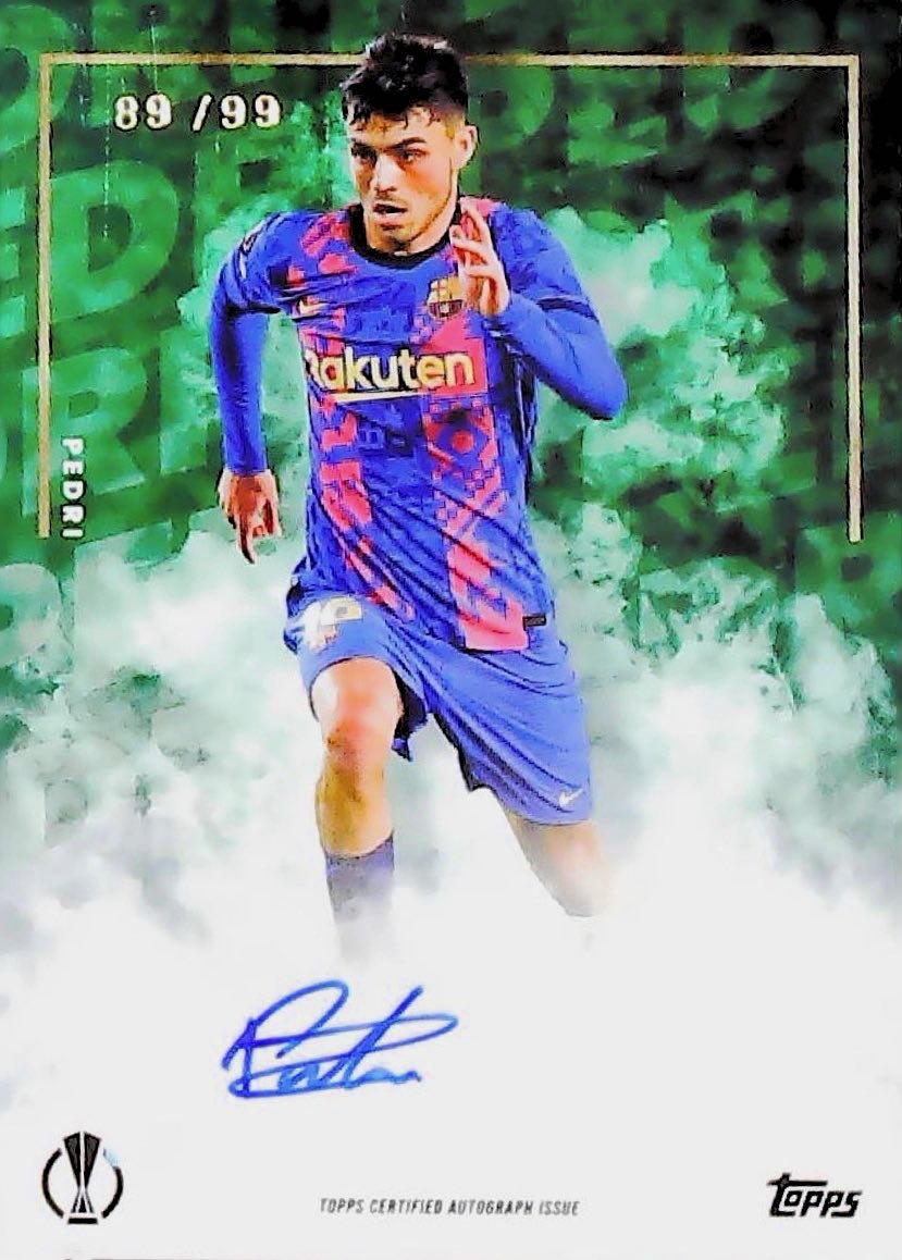 2022 PEDRI MOURINHO AUTOGRAPH /99