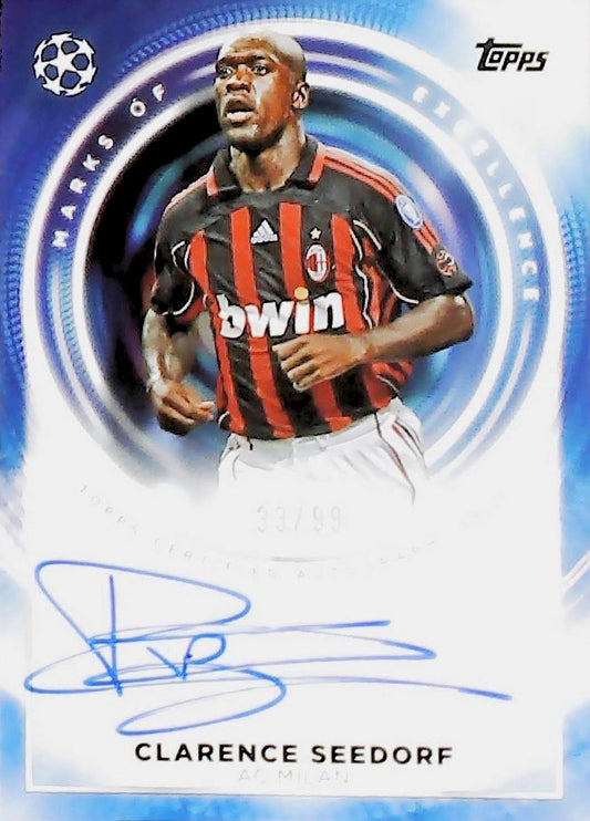 2026 CLARENCE SEEDORF MAKS OF EXCELLENCE /99 #ME-CS1