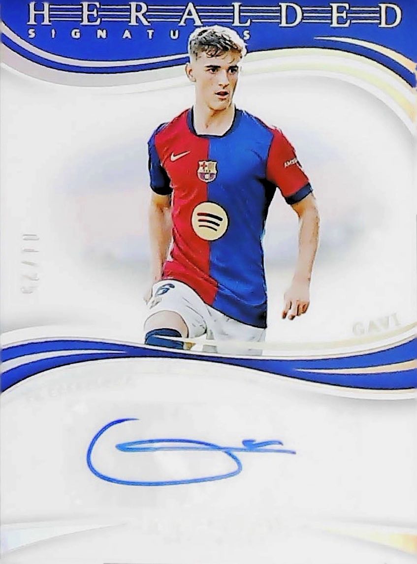 2024-25 GAVI HERALDED AUTOGRAPH /25 #HS-G