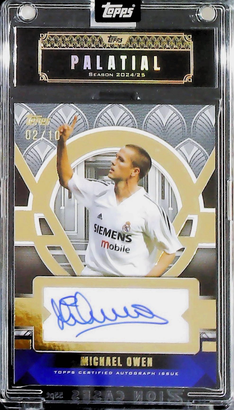 MICHAEL OWEN PALATIAL AUTOGRAPH /10 #PA-OW
