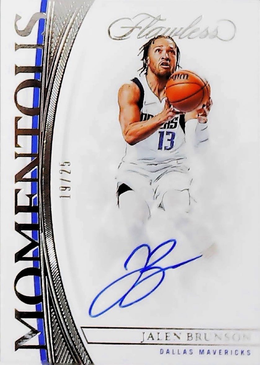 JALEN BRUNSON FLAWLESS MOMENTOUS /25 #MMA-JLB