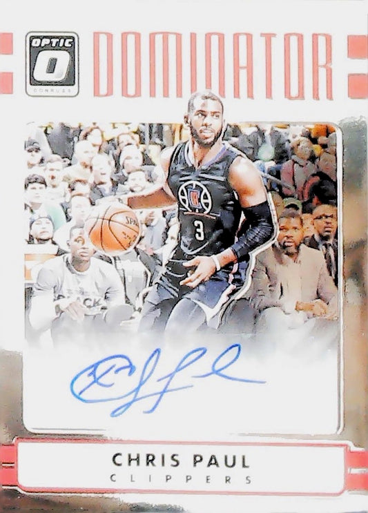 2016-17 CHRIS PAUL OPTIC DOMINATOR /25 AUTOGRAPH #24