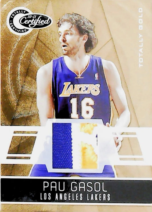 2010-11 PAU GASOL TOTALLY CERTIFIED /25 #70