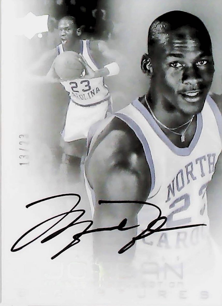 2012 MICHEL JORDAN MASTER COLLECTION SIGNATURES /23 #MJ-5