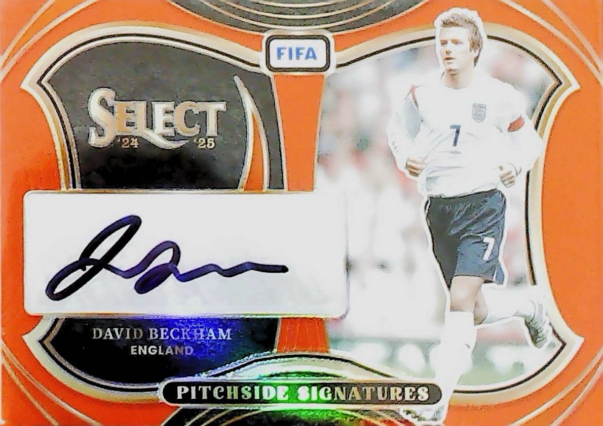 DAVID BECKHAM RED AUTOGRAPH SELECT #PS-DB