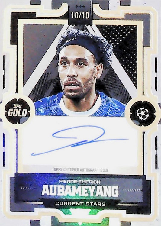 PIERRE-EMERICK AUBAMEYANG /10 TOPPS GOLD