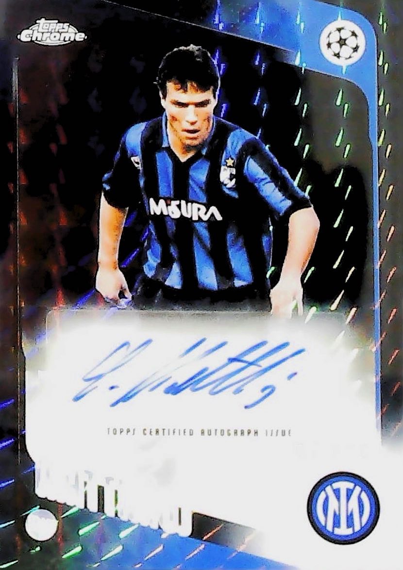 LOTHAR MATTHAUS TOPPS CHROME /10 AUTOGRAPH #CLA-LO