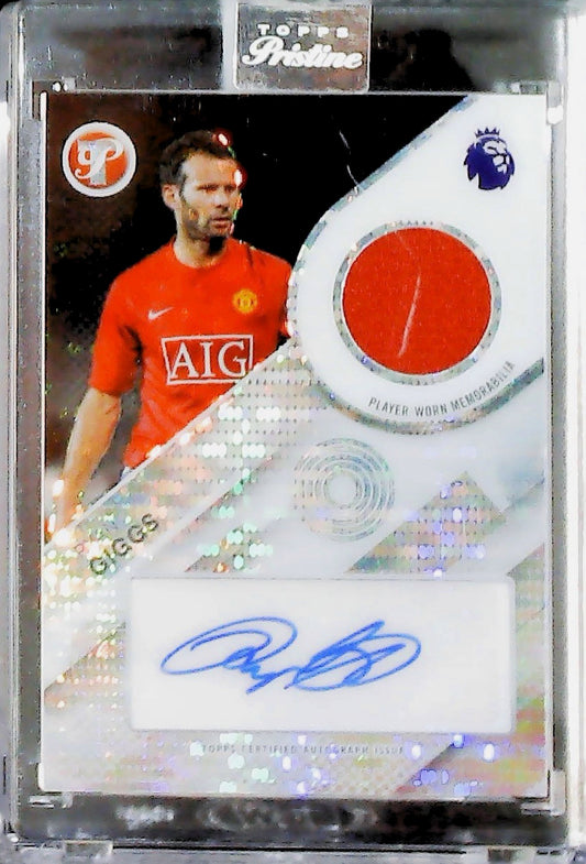 RYAN GIGGS AUTO/PATCH PRISTINE #PPAR-GS