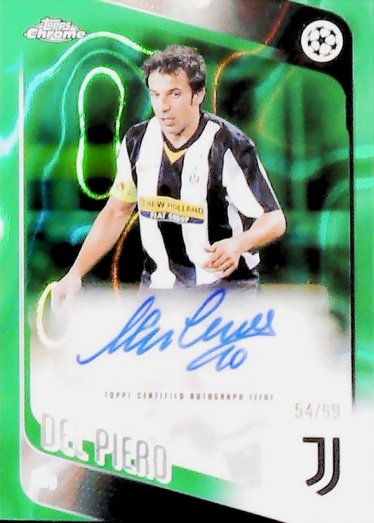 ALESSANDRO DEL PIERO CHROME /99 AUTOGRAPH #CLA-ADP