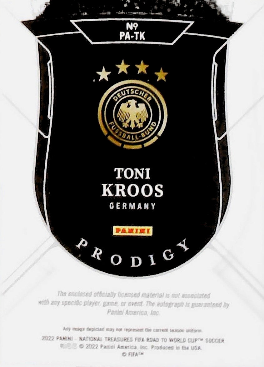 TONI KROOS NATIONAL TREASURES AUTO/PATCH /99 #PA-TK
