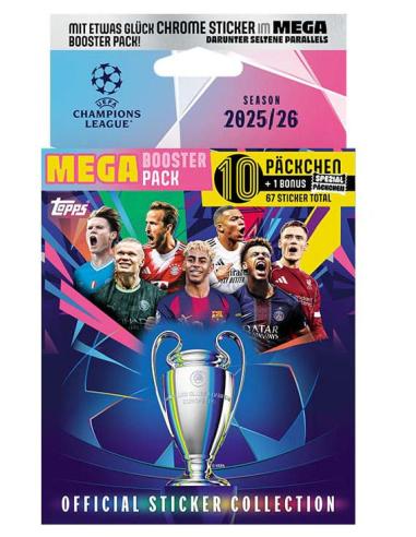 2025-26 Topps UCL Stickers - Mega Eco Pack