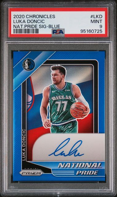 2020 PANINI CHRONICLES NATIONAL PRIDE SIGNATURES #LKD LUKA DONCIC NAT.PRIDE SIG-BLUE