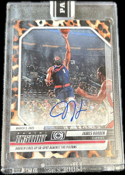 JAMES HARDEN AUTOGRAFO /10 PANINI INSTANT