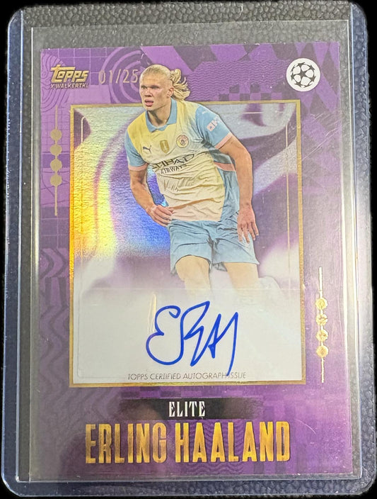 ERLING HALAAND TOPPD GOLD AUTO /25