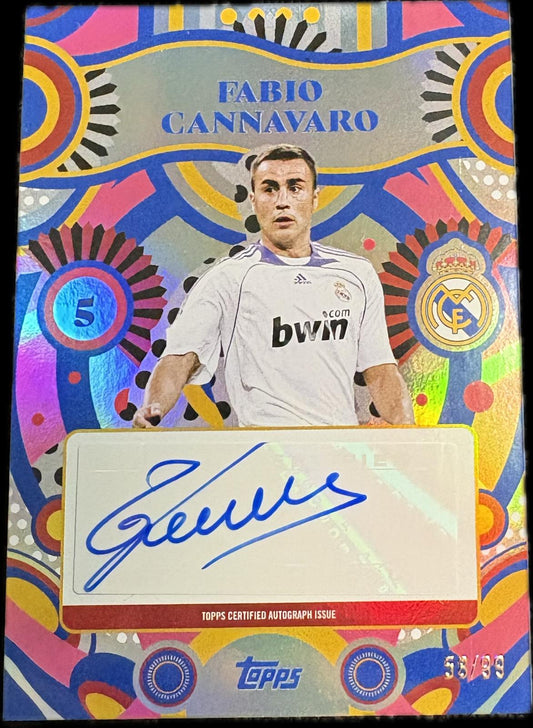 FABIO CANNAVARO AUTOGRAPH /99