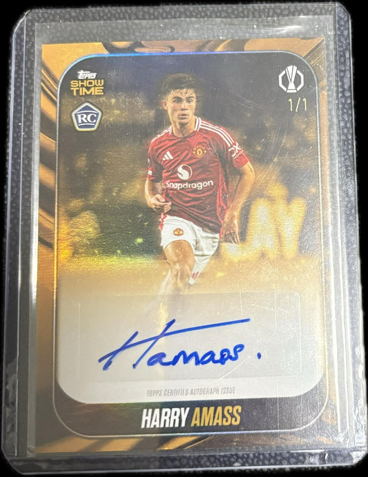 HARRY AMASS AUTOGRAPH 1/1 SHOWTIME