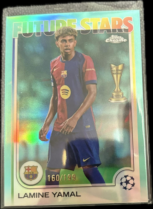 LAMINE YAMAL FUTURE STARS /199 TOPPS CHROME