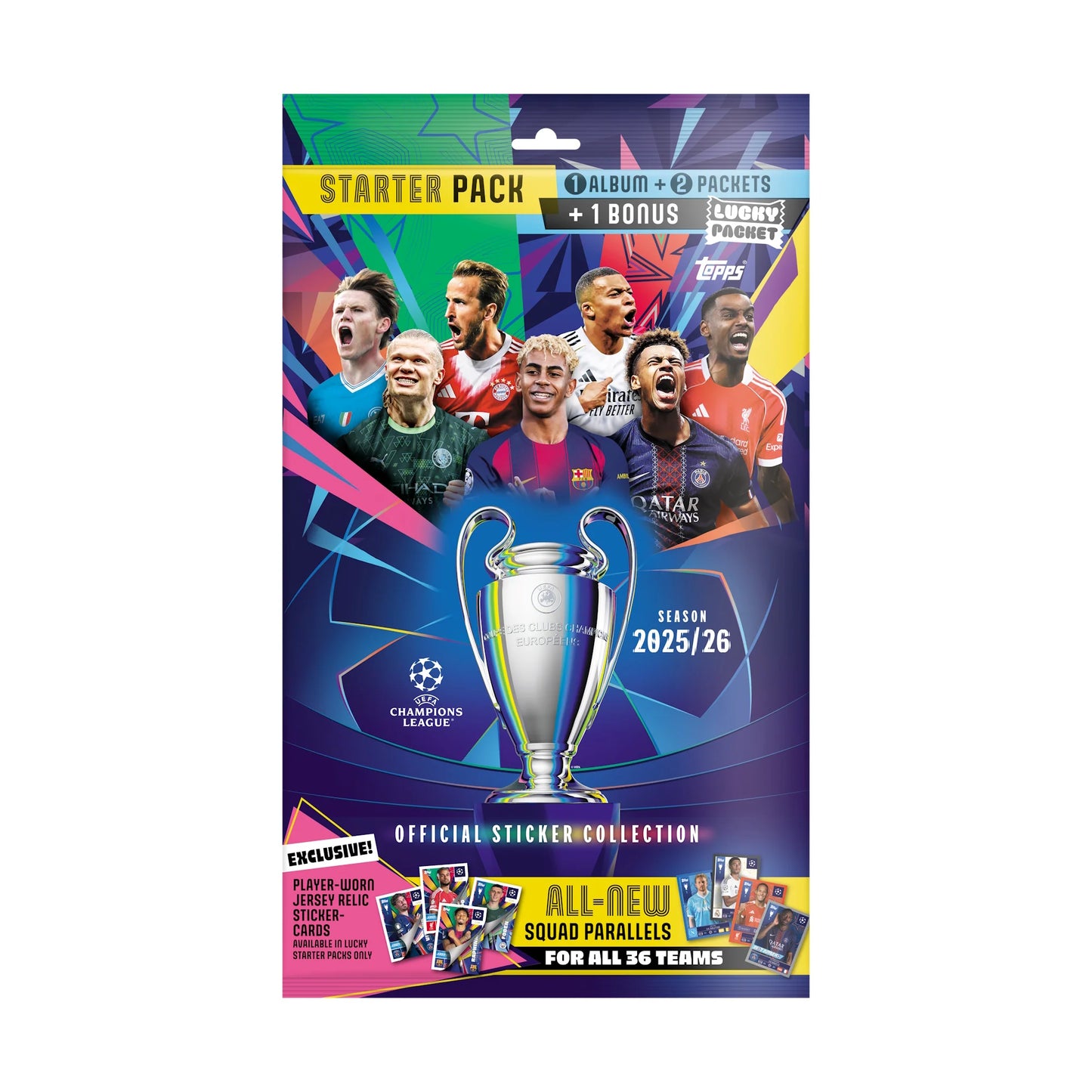 2025-26 Topps UCL Stickers - Starter Pack