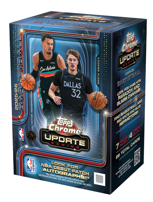 2025-26 Topps Chrome Updates Basketball - Value Box