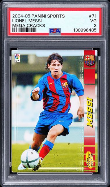 2004-05 PANINI SPORTS MEGA CRACKS #71 LIONEL MESSI MEGA CRACKS