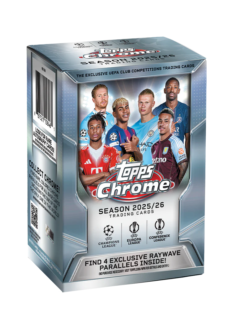 Topps Chrome UEFA Club Competitions 2025-26 Blaster Box