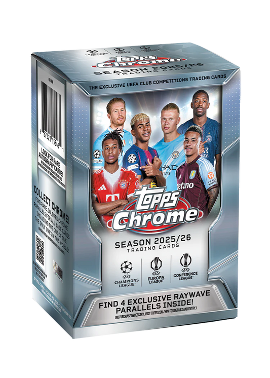 Topps Chrome UEFA Club Competitions 2025-26 Blaster Box