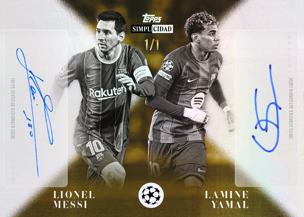 2025/26 Topps Simplicidad UEFA Club Competitions Football Hobby Box