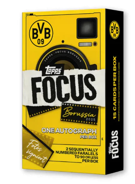 Topps Focus BVB Borussia Dortmund 2025/26 - Hobby Box