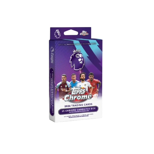 2026 Topps Chrome Premier League Soccer Hanger Pack