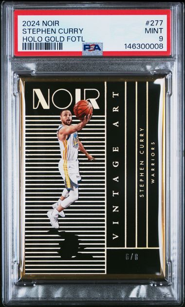 2024 PANINI NOIR #277 STEPHEN CURRY HOLO GOLD FOTL