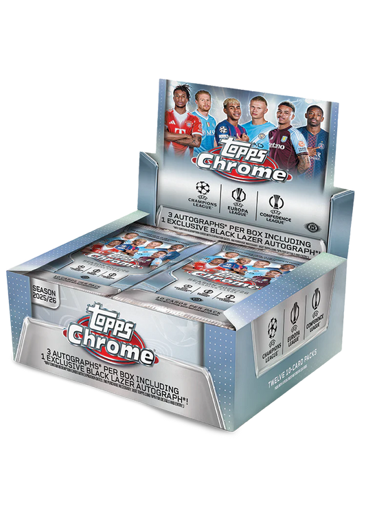 Topps Chrome® UEFA Club Competitions 2025-26 - Jumbo Box